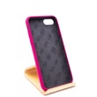 Guess iPhone 8 arany/pink logós szilikon tok #02