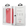 Guess iPhone 8 piros szilikon tok #04