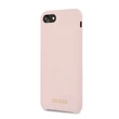 Guess iPhone 8 arany/pink logós szilikon tok #02