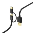 Hama 178327 micro USB - USB Type-C 2in1 fekete 1m adatkábel #01