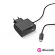 Hama 183247 micro USB 2,4A fekete hálózati töltő #01