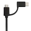 Hama 4 az 1-ben (USB, USB Type-C, micro USB + OTG) 1m fekete adatkábel #03