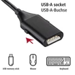 Hama 4 az 1-ben (USB, USB Type-C, micro USB + OTG) 1m fekete adatkábel #05