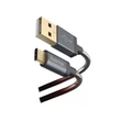 Hama "Elite" 173636 USB 2.0 Type-C- USB A fekete 1,5m adatkábel #01