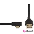 Hama USB 2.0 - USB Type-C 1m fekete derékszögű adatkábel #02