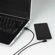 Hama USB 2.0 - micro USB 1m fekete derékszögű adatkábel #05