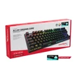 Kingston HyperX Alloy Origins Core (AQUA switch) Tenkeyless US világító mechanikus gamer billentyűzet #05