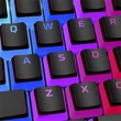 Kingston HyperX Pudding PBT US fekete gamer billentyű szett #01