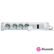 Legrand 694664 2xRJ45 tf 1,5m vezetékkel 4x2P+F elosztósor #01