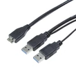 LogiLink CU0071 USB 3.0 Y tápkábel #01
