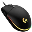 Logitech G203 Lightsync fekete gamer egér #03