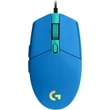 Logitech G203 Lightsync kék gamer egér #01
