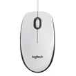 Logitech M100 USB fehér egér #01