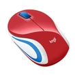 Logitech M187 vezeték nélküli piros notebook egér #02