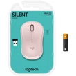 Logitech M220 Silent vezeték nélküli rózsaszín egér #01