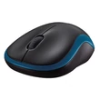 Logitech M185 vezeték nélküli kék notebook egér #01