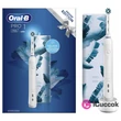 Oral-B PRO 750 Cross Action fejjel fehér elektromos fogkefe + útitok #01
