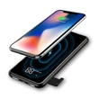 Quazar Mirror Qi 8000mAh fekete power bank #04