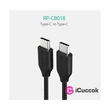 Ravpower RP-CB018 USB Type-C/Type-C 1m fekete kábel #02