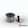 Russell Hobbs 24662-56/RH Matte Black fekete mini aprító #02