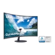 Samsung 31,5" C32T550FDR LED HDMI Display port ívelt kijelzős kékes sötétszürke monitor #07