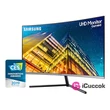 Samsung 31,5" U32R590CWR LED 4K HDMI Display port ívelt kijelzős kékes sötétszürke monitor #07