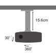 Sbox PM-101 mennyezeti projektor tartó 15kg #02
