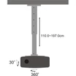 Sbox PM-200XL dönthető, forgatható mennyezeti projektortartó #02