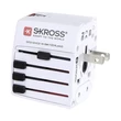 Skross SKR-MUVUSB hálozati adapteraljzat univerzális + 2 USB(world) #06