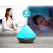 Taotronics TT-AD002 sötétbarna fa mintázatú ultrahangos illóolaj párásító LED fénnyel #08