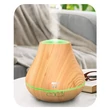 Taotronics TT-AD004 világosbarna fa mintázatú ultrahangos illóolaj párásító LED fénnyel #01