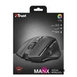 Trust GXT 140 Manx vezeték nélküli fekete gamer egér #03