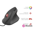 Trust GXT 144 Rexx Vertical fekete gamer egér #01
