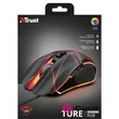 Trust GXT 160 Ture Illuminated fekete gamer egér #05