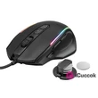 Trust GXT 165 Celox RGB fekete gamer egér #01