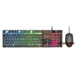 Trust GXT 838 Azor HUN fekete gamer billentyűzet + gamer egér #01