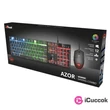 Trust GXT 838 Azor HUN fekete gamer billentyűzet + gamer egér #07