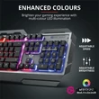 Trust GXT 856 Torac HUN USB fekete gamer billentyűzet #01