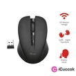 Trust Mydo Silent Click vezeték nélküli fekete egér #01