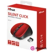 Trust Mydo Silent Click vezeték nélküli piros egér #04