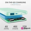 Trust Primo 10000mAh türkiz power bank #01
