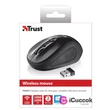 Trust Primo vezeték nélküli fekete egér #03