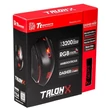 Ttesports Talon X USB fekete gamer egér + egérpad #05