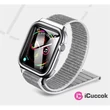 USAMS ZB74IW2 44mm ezüst Apple Watch szíj és tok #01