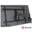 Vogels W52080 40"-65" VESA 600x400 dönthető és forgatható fekete fali konzol #05