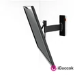 Vogels W52080 40"-65" VESA 600x400 dönthető és forgatható fekete fali konzol #06