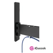 Vogels W53080 40"-65" VESA 600x400 dönthető és forgatható fekete fali konzol #02