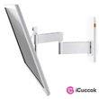 Vogels W53081WH 40"-65" VESA 600x400 dönthető és forgatható fehér fali konzol #02