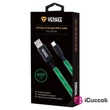 Yenkee YCU 341 GN/1m/zöld/LED/USB C/szinkronizáló/töltőkábel #01