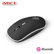 iMICE G-1600 halk fekete vezeték nélküli egér #01